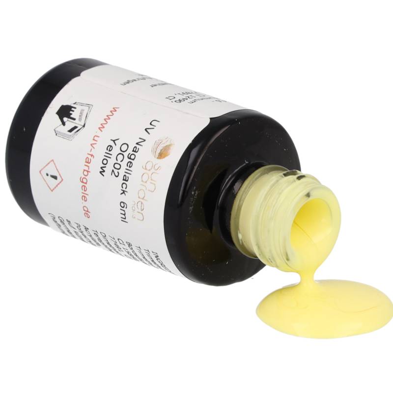Sun Garden Nails UV Nagellack 6ml - One Coat Line - Grün & Gelb Töne