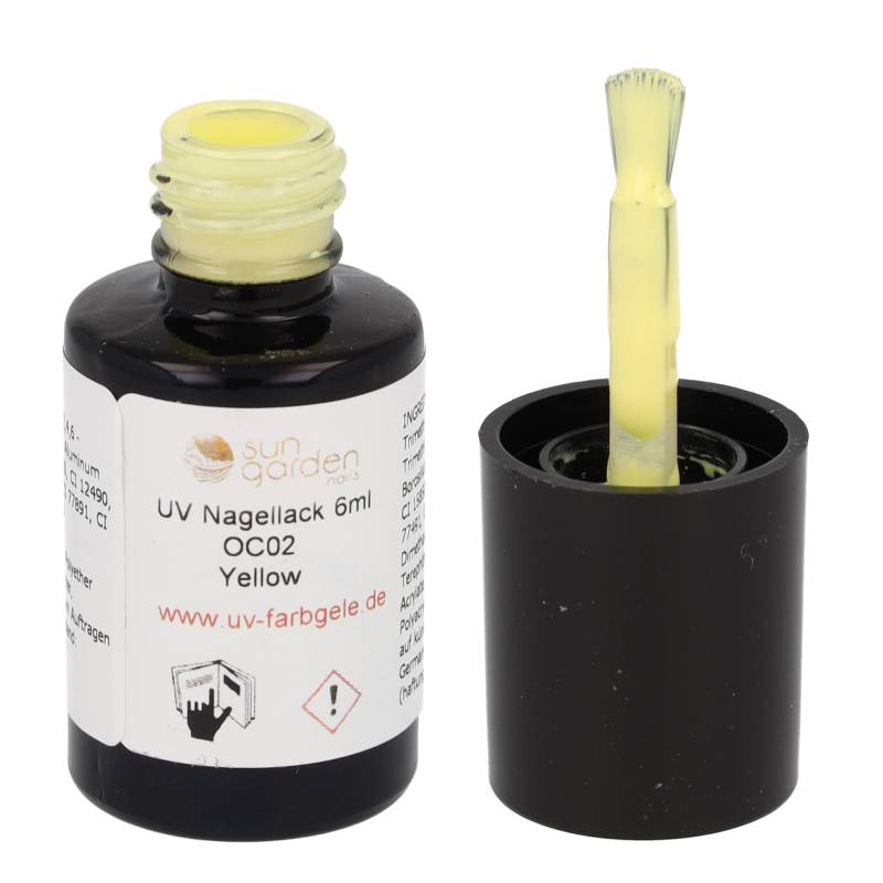 Sun Garden Nails UV Nagellack 6ml - One Coat Line - Grün & Gelb Töne