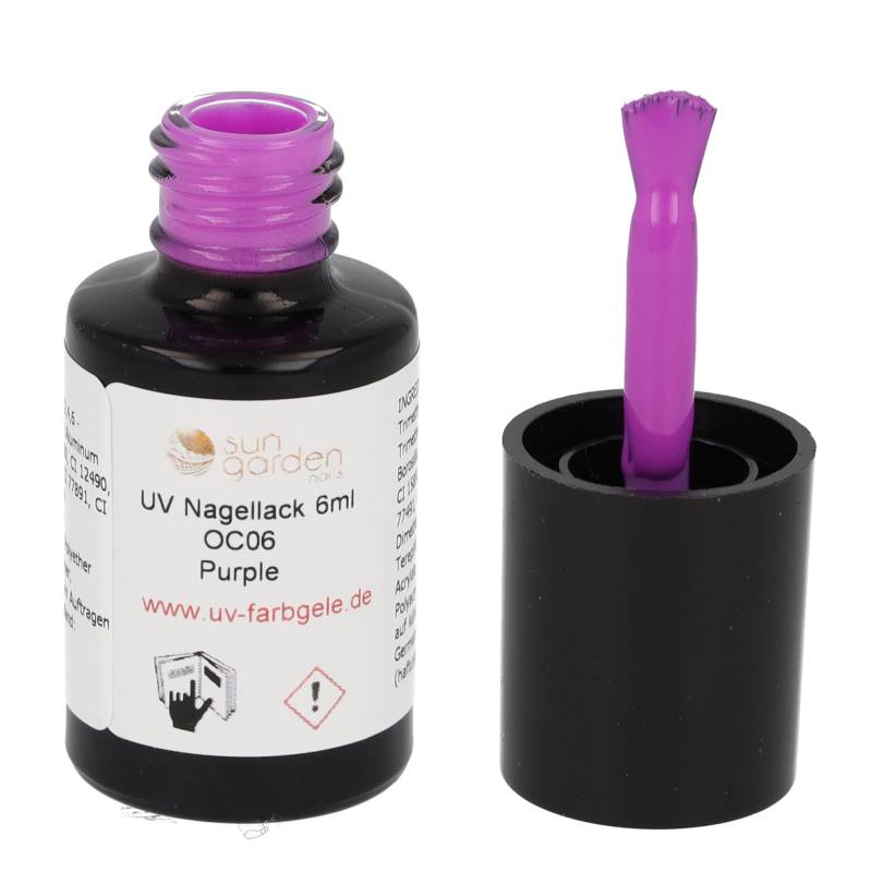 Sun Garden Nails UV Nagellack 6ml - One Coat Line - Lila Töne