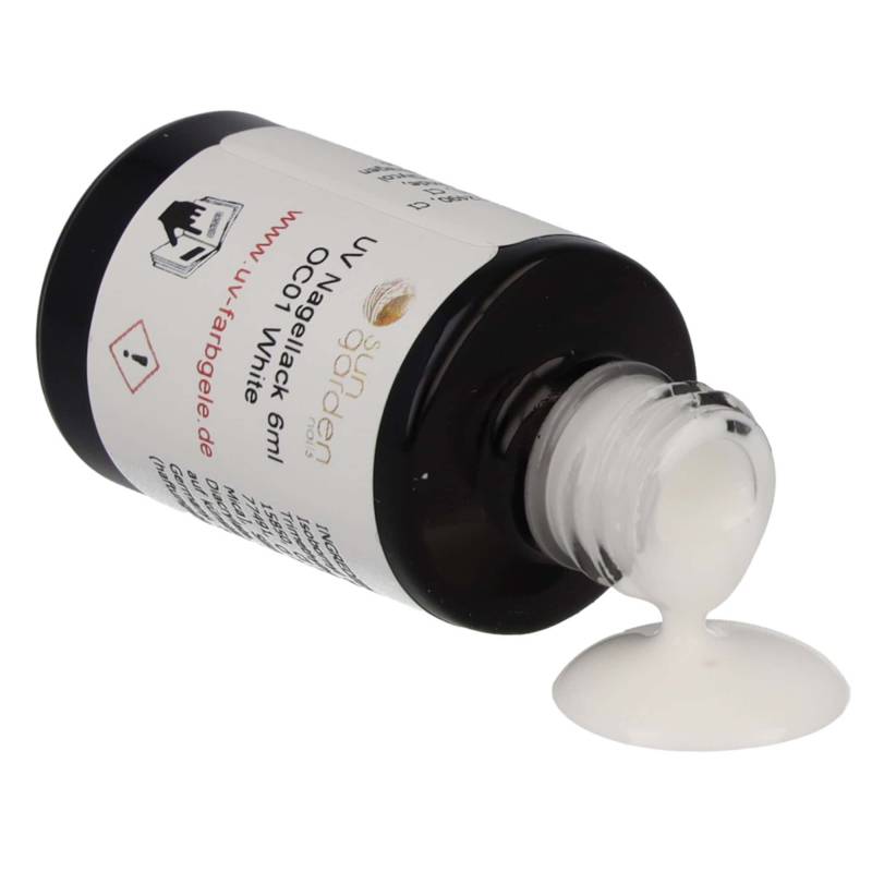 Sun Garden Nails UV Nagellack 6ml - One Coat Line - Schwarz & Weiß Töne