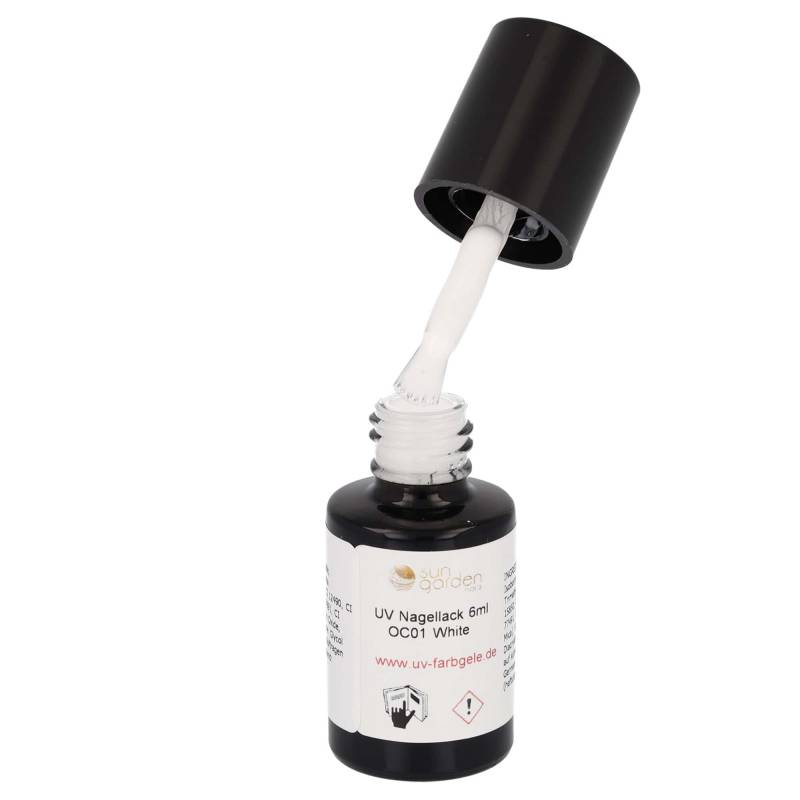 Sun Garden Nails UV Nagellack 6ml - One Coat Line - Schwarz & Weiß Töne