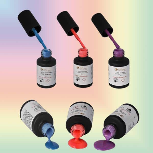 Sun Garden Nails UV Nagellack Gel + Nail Art Zubehör Set SUPREME