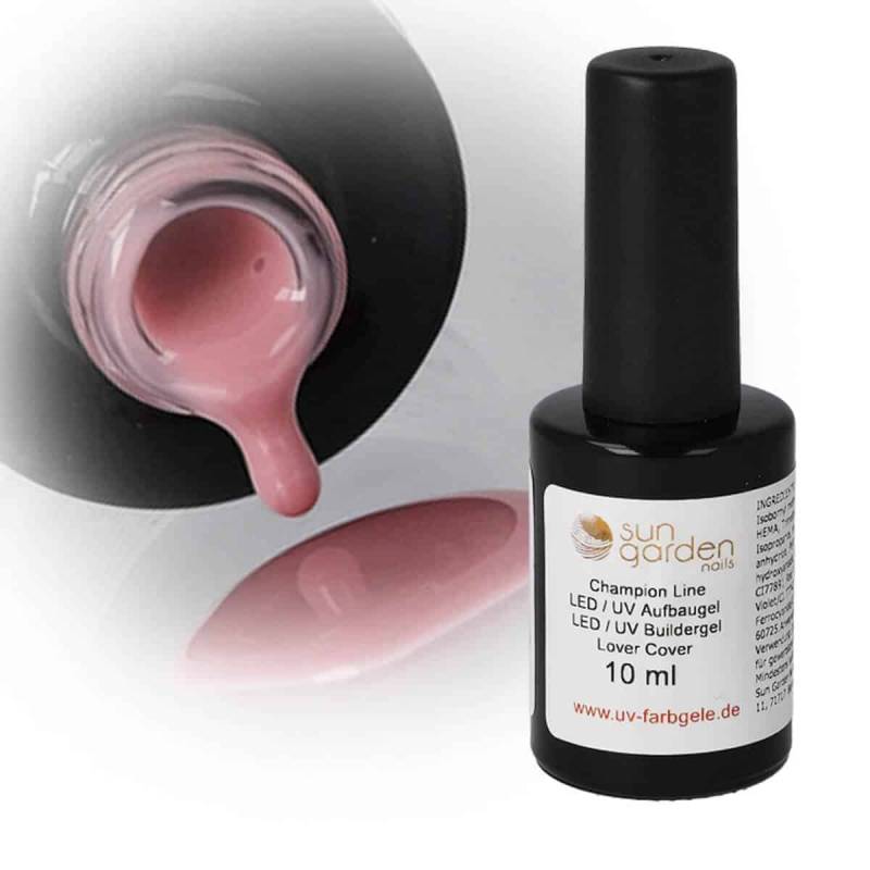 Sun Garden Nails UV Nagellack Gel - SET 5 + Aufbaugel Lover Cover