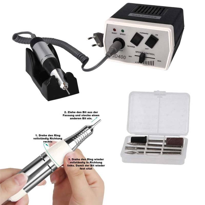 Sun Garden Nails UV Nagellack Gel Set + Nagelfräser - RHODOS