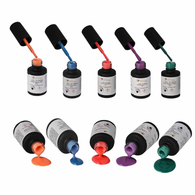 Sun Garden Nails UV Nagellack Gel Set + Nagelfräser - RHODOS