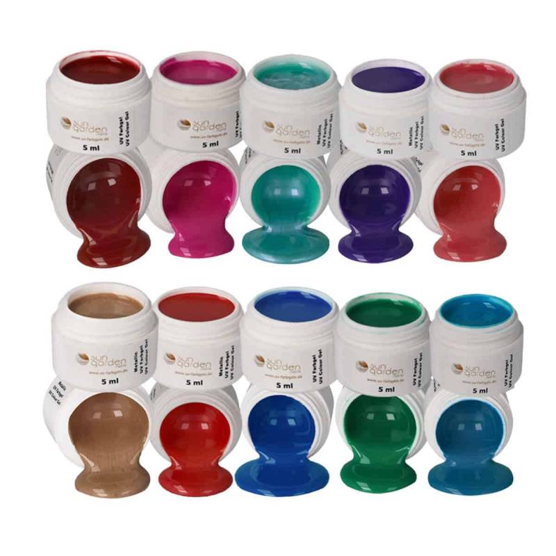 Sun Garden Nails UV Starterset CLASSIC FARBGELE - Nail Set