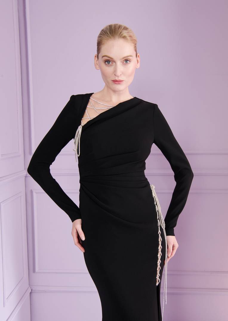 Talbot Runhof Abendkleid Nocturnal1