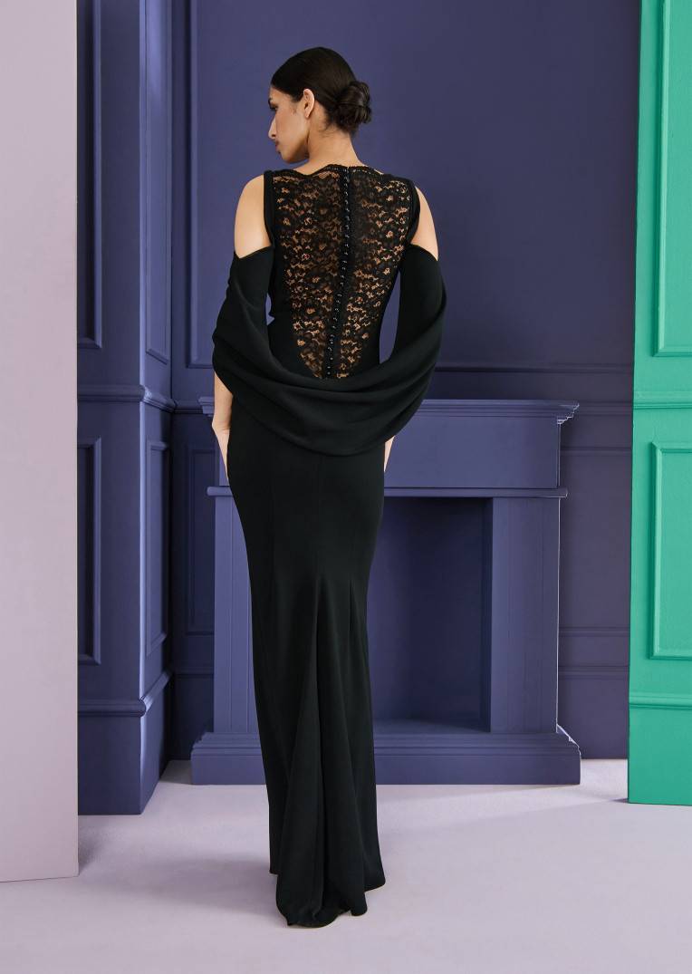 Talbot Runhof Abendkleid Ponceau13