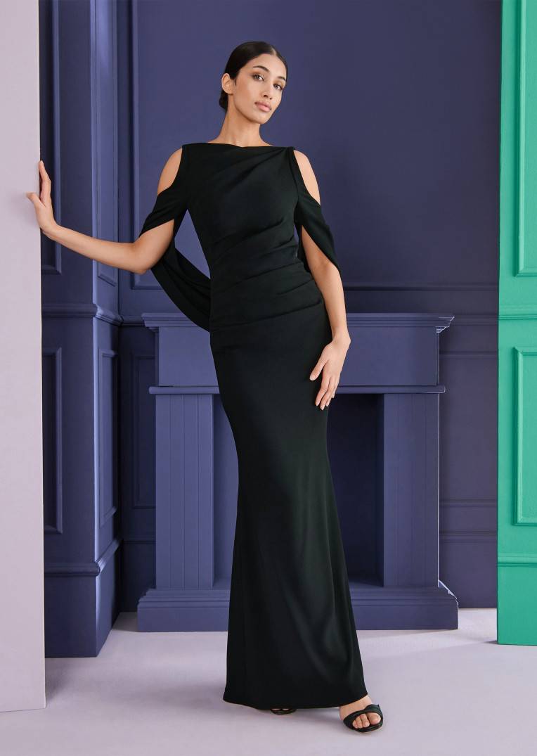 Talbot Runhof Abendkleid Ponceau13