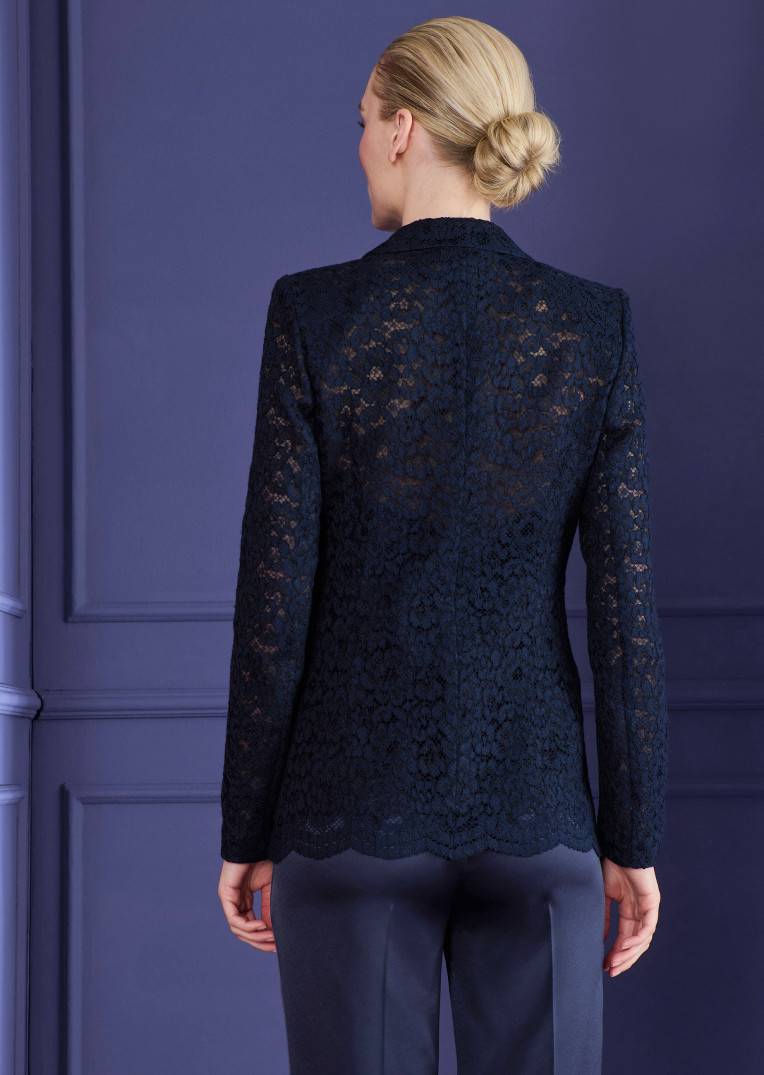 Talbot Runhof Jacke Mulberry1