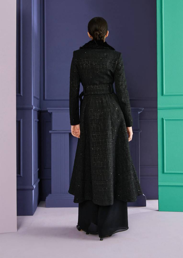 Talbot Runhof Mantel Muna1