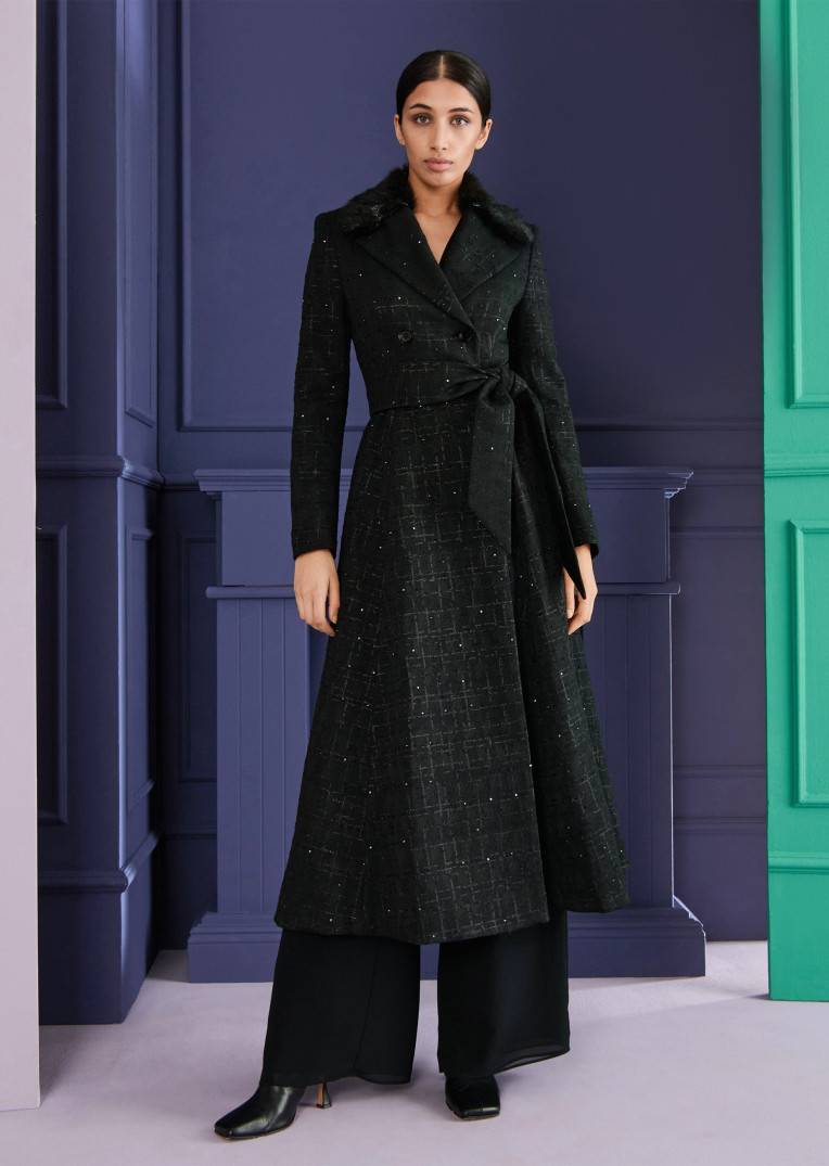 Talbot Runhof Mantel Muna1