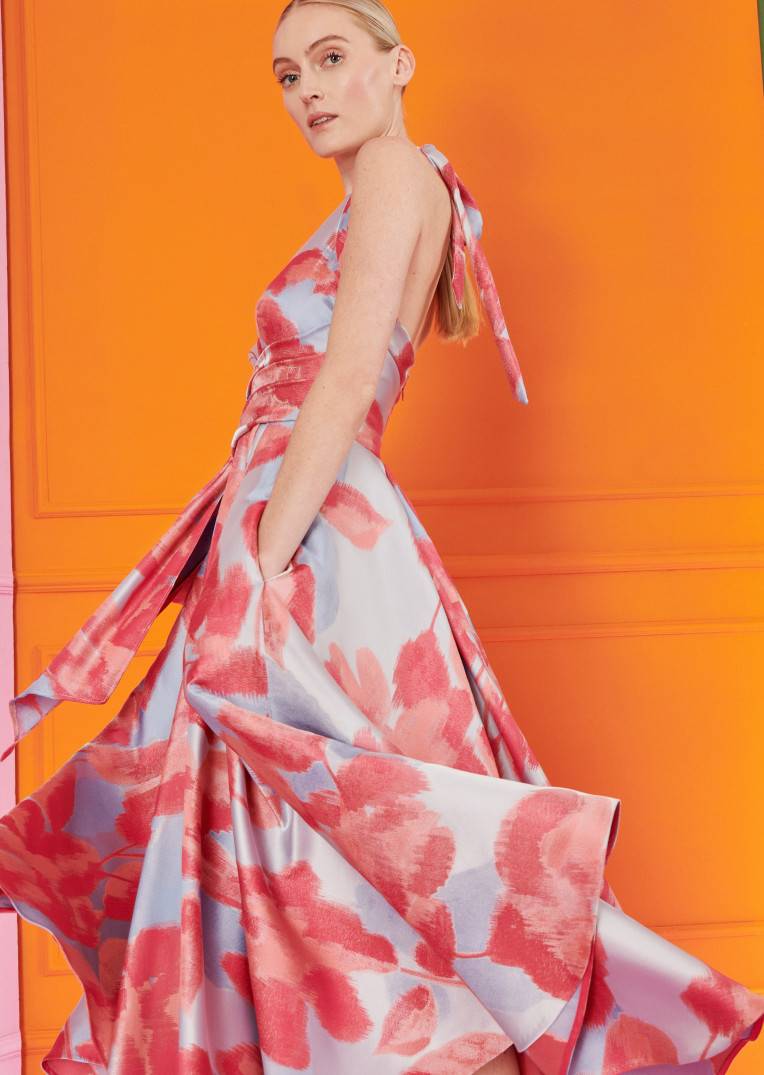 Talbot Runhof Midikleid Lombino2