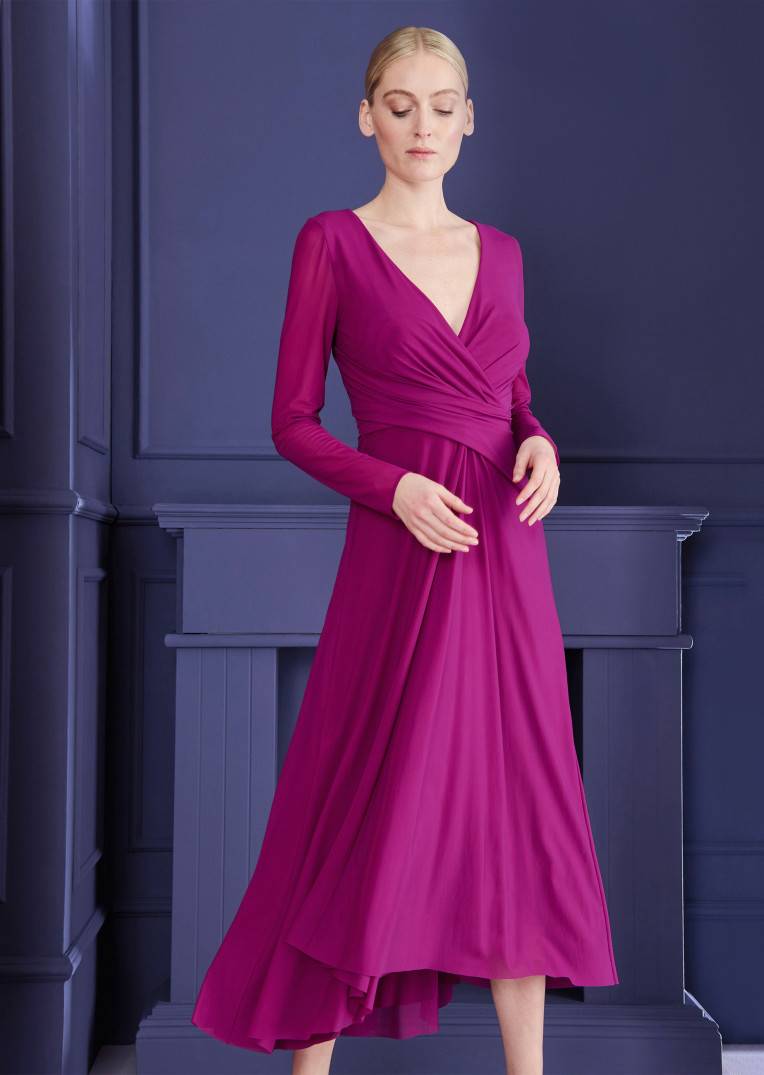 Talbot Runhof Midikleid Pokario26