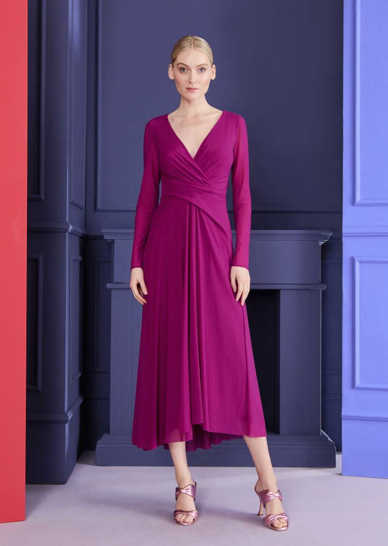 Talbot Runhof Midikleid Pokario26