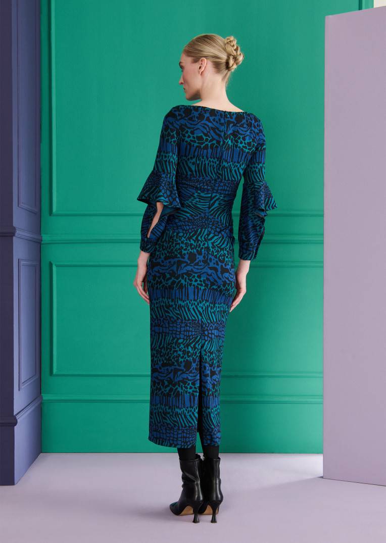 Talbot Runhof Midikleid Rosia3