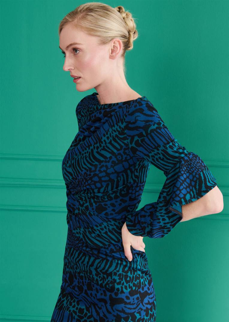 Talbot Runhof Midikleid Rosia3