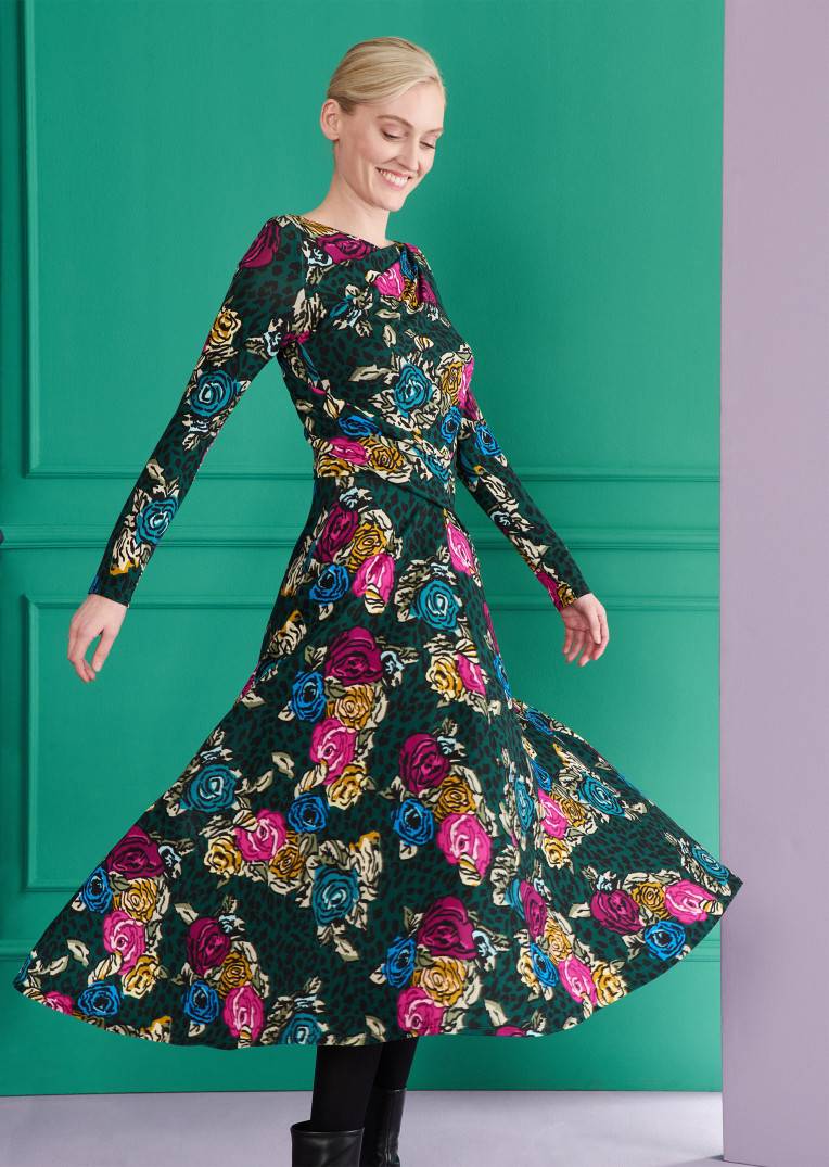 Talbot Runhof Midikleid Ross31