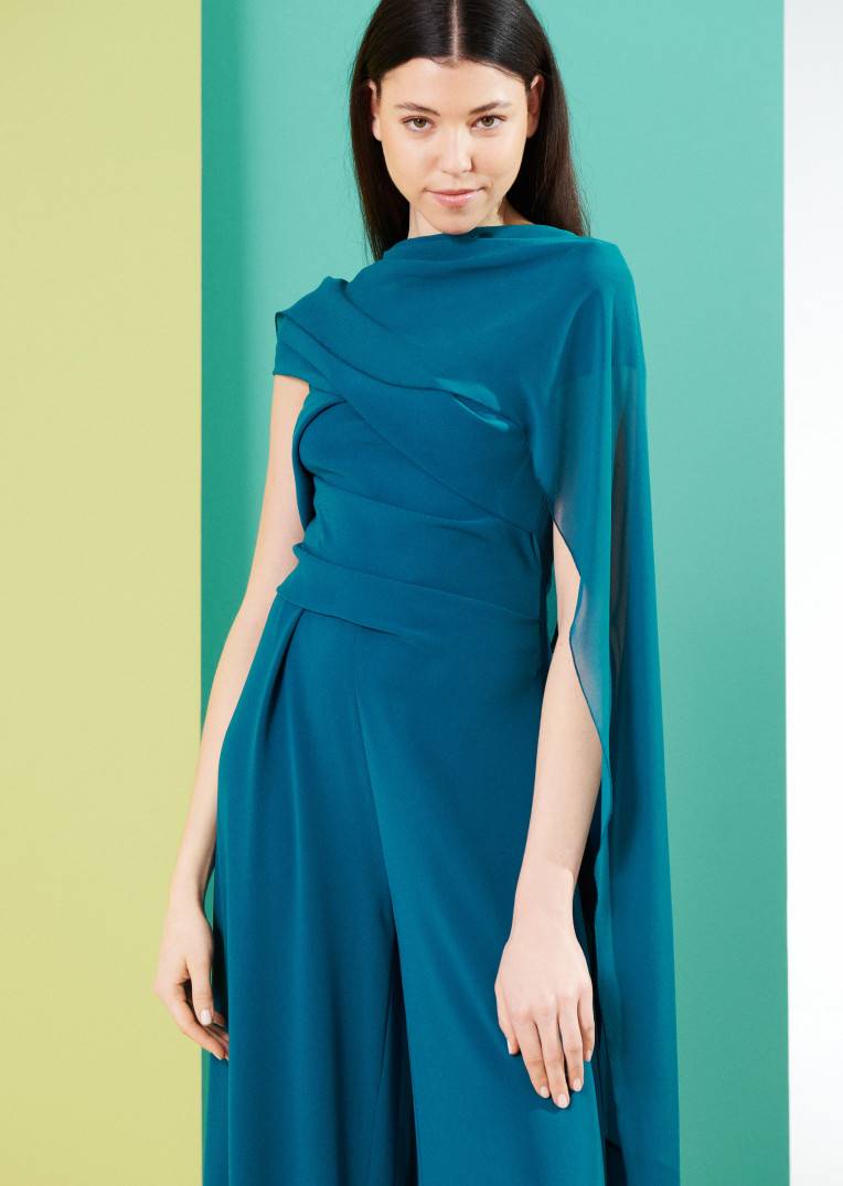 Talbot Runhof Poncho Cia1