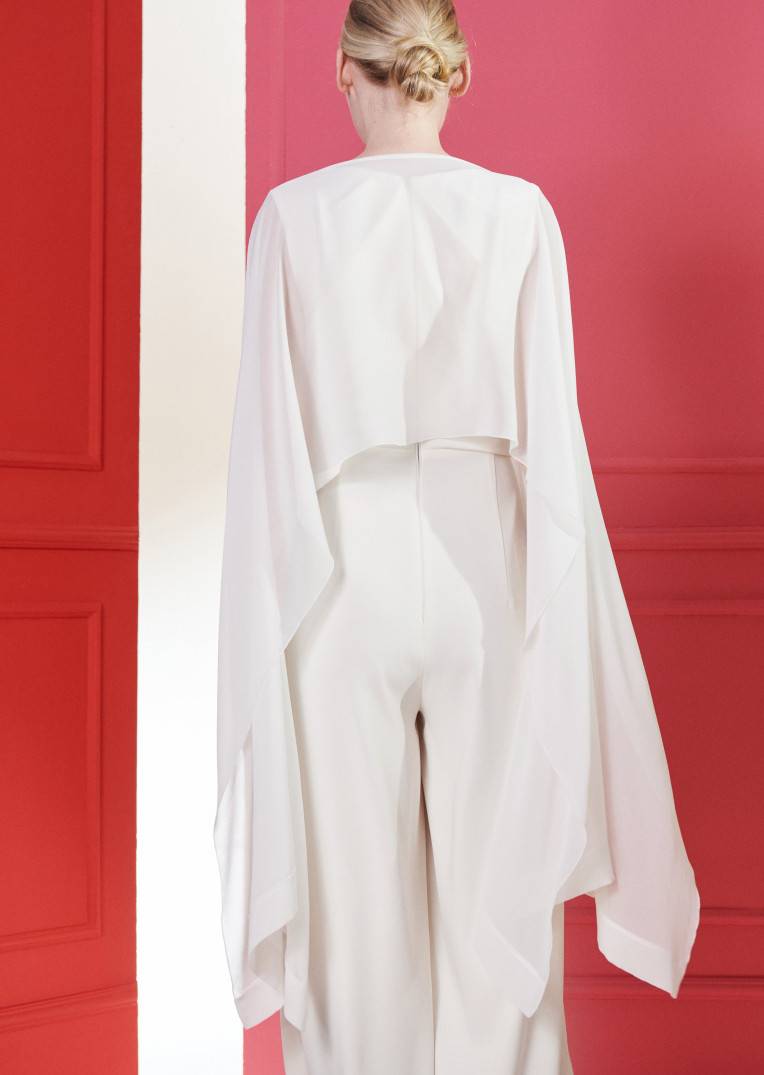 Talbot Runhof Poncho Cia1