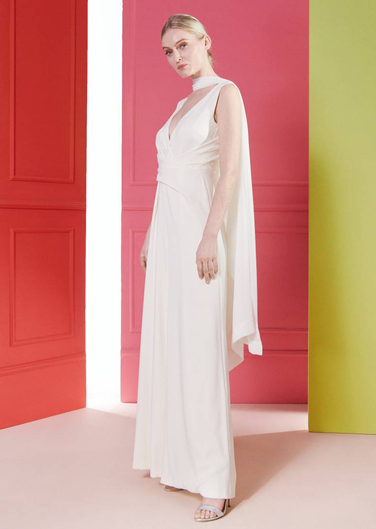 Talbot Runhof Poncho Cia1