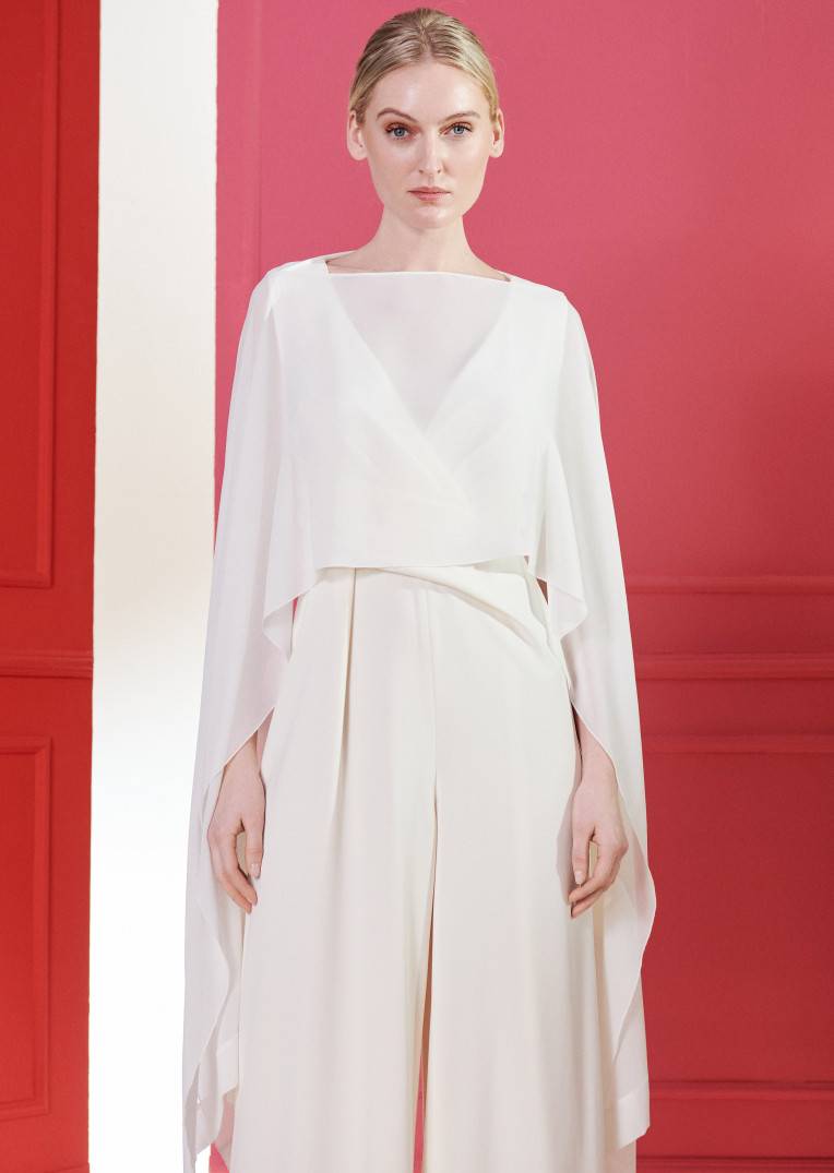 Talbot Runhof Poncho Cia1