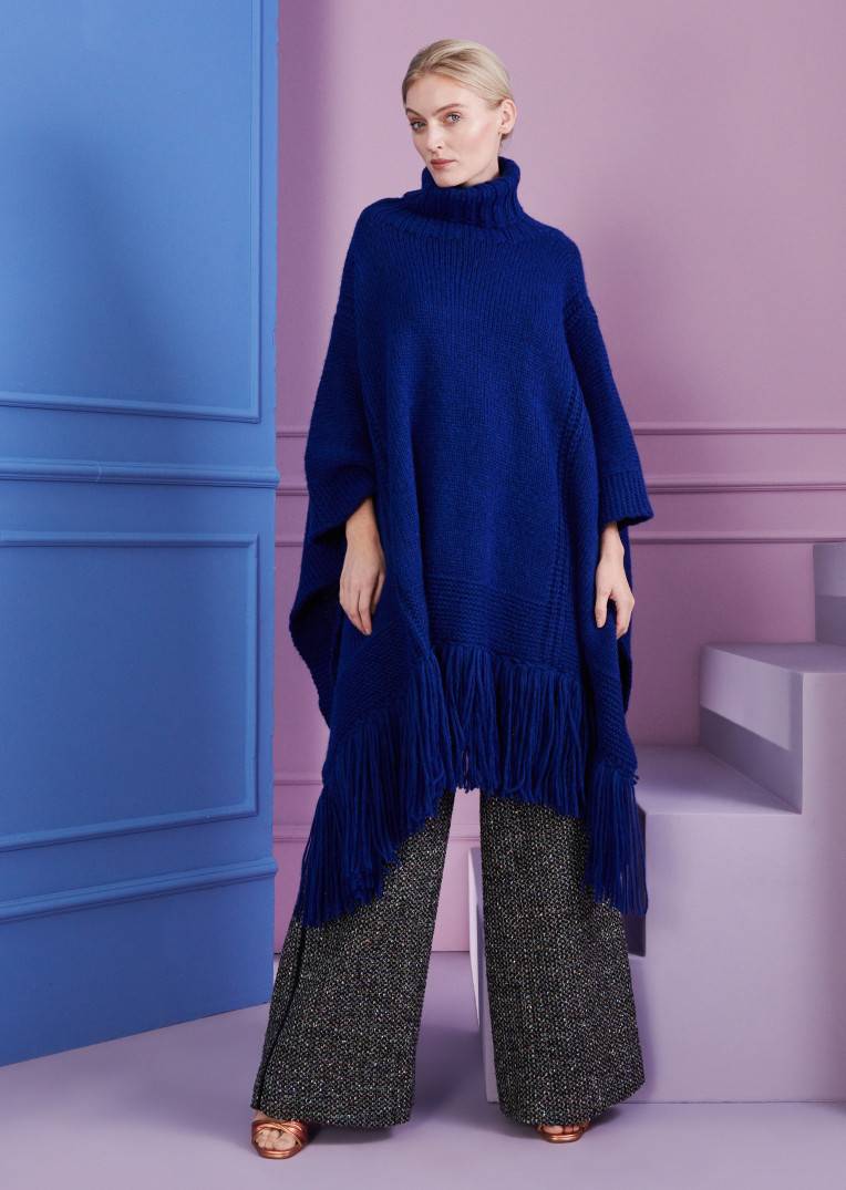 Talbot Runhof Poncho PadmaPoncho1