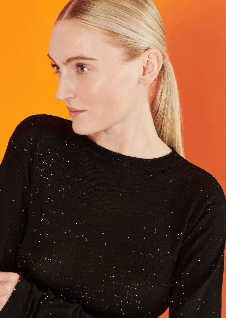 Talbot Runhof Pullover Mimilosleeve1