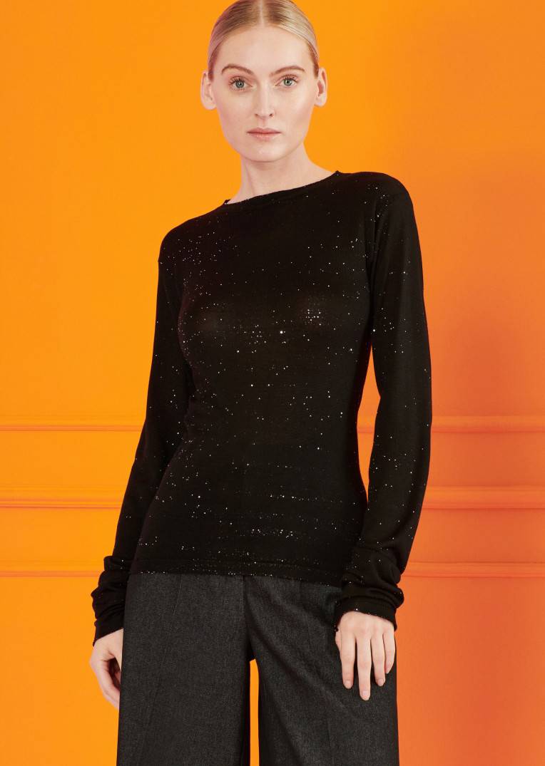 Talbot Runhof Pullover Mimilosleeve1