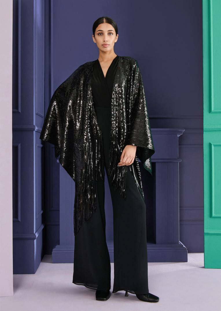 Talbot Runhof Stola Hint21