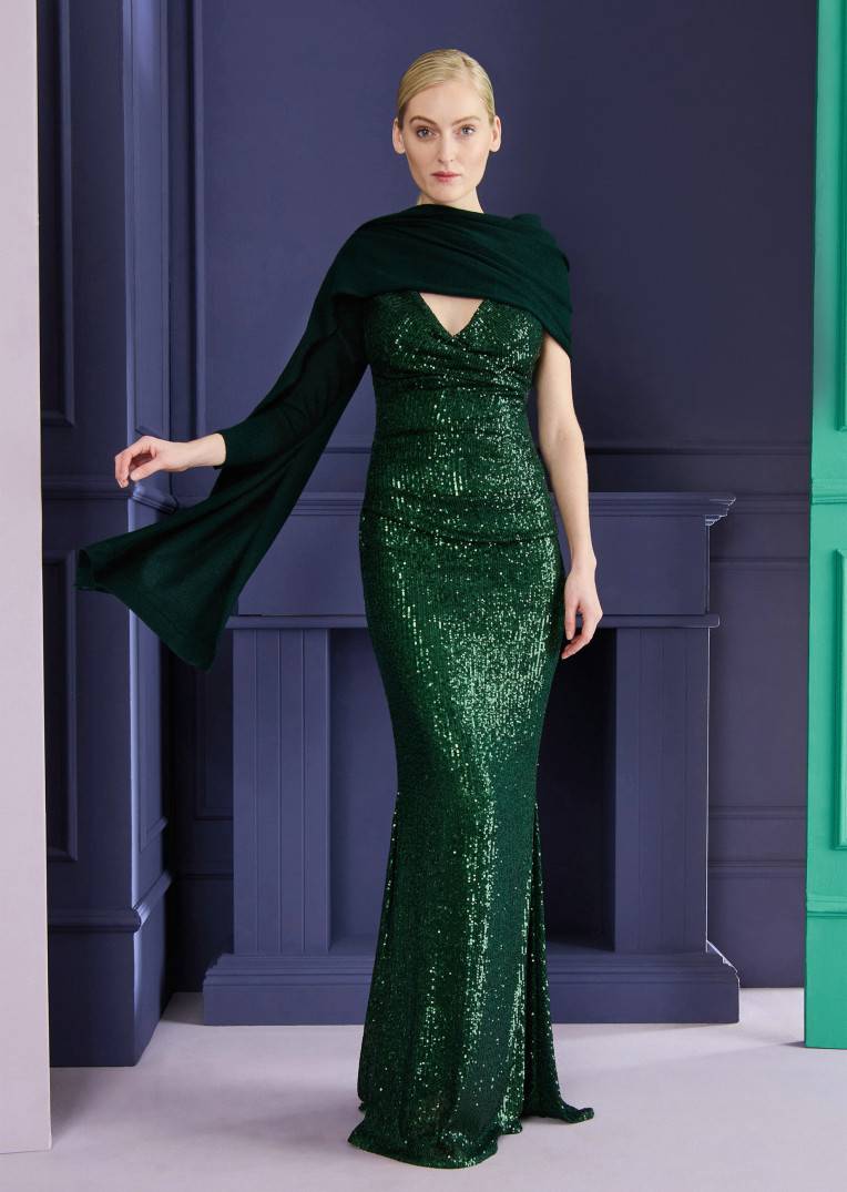 Talbot Runhof Stola Kasha1