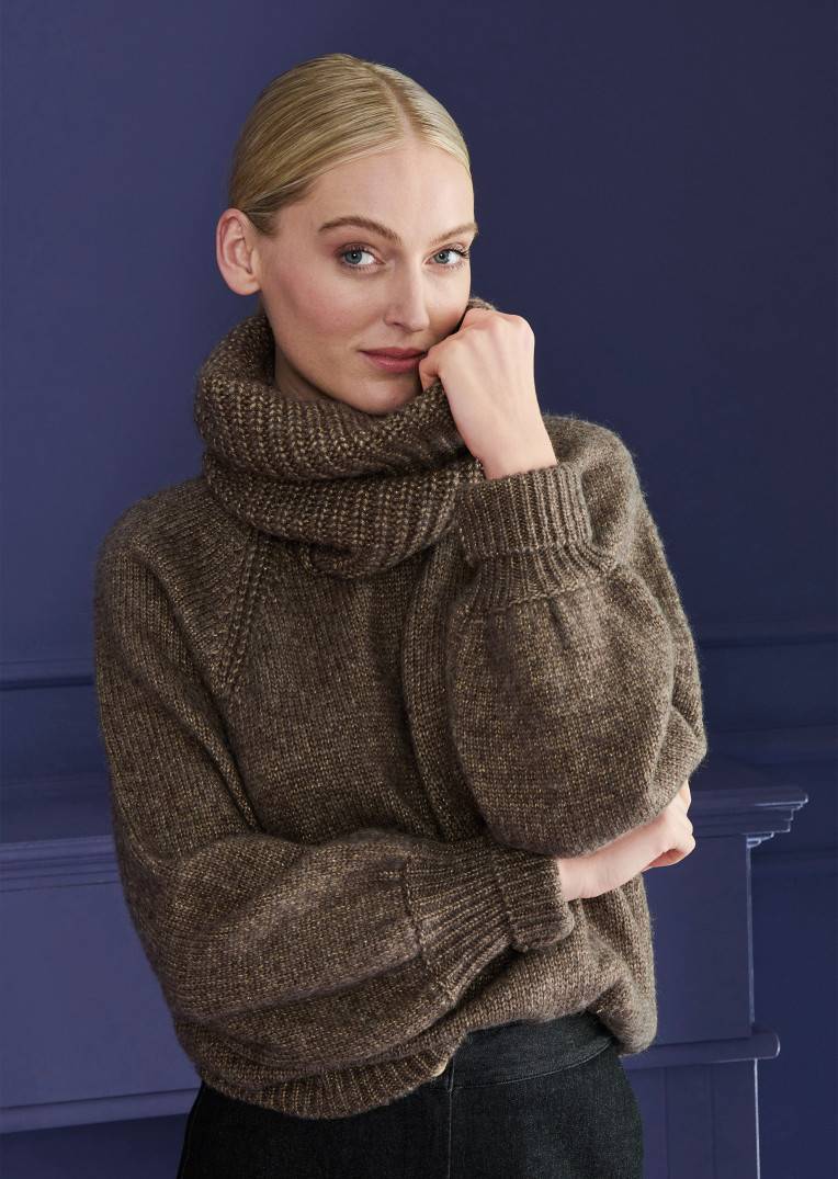 Talbot Runhof Strickkragen LearaCollo1