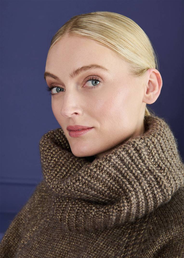 Talbot Runhof Strickkragen LearaCollo1