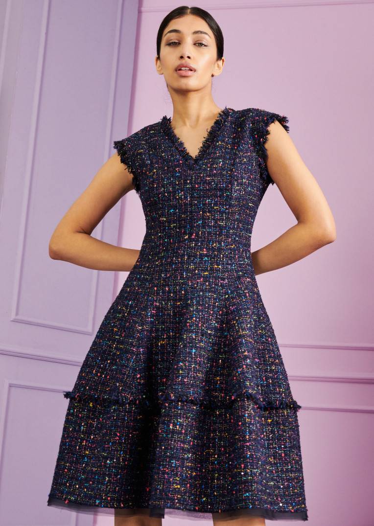 Talbot Runhof Tageskleid Domo7