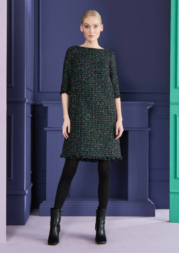 Talbot Runhof Tageskleid Godo9