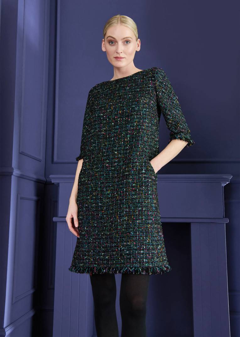 Talbot Runhof Tageskleid Godo9