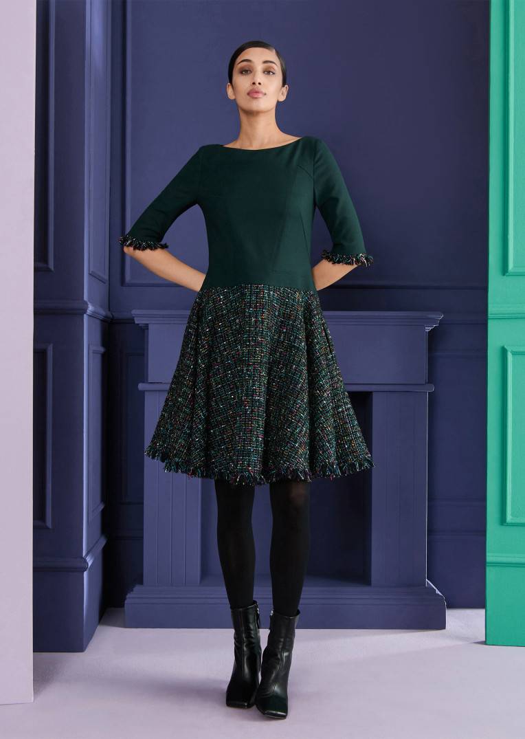 Talbot Runhof Tageskleid Moderat1