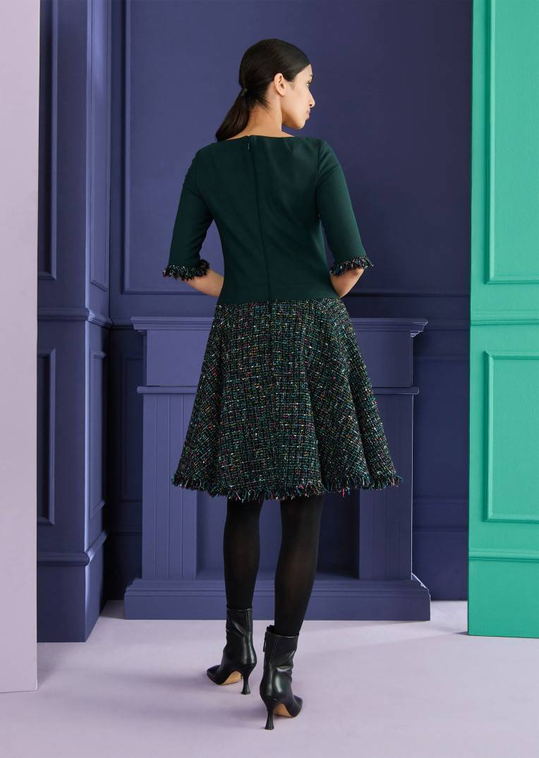 Talbot Runhof Tageskleid Moderat1