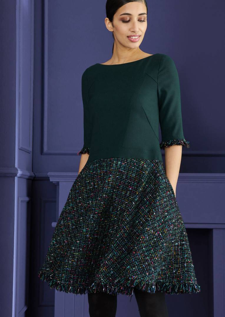 Talbot Runhof Tageskleid Moderat1