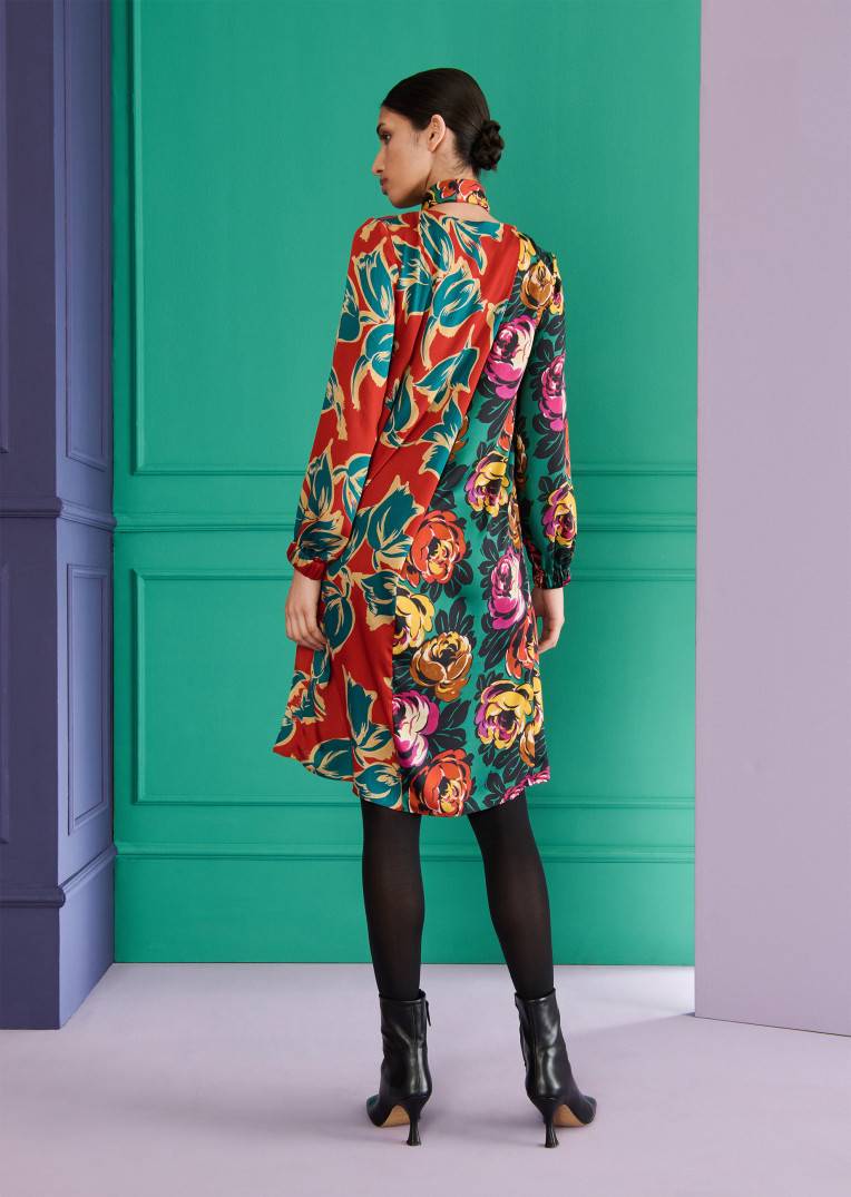 Talbot Runhof Tageskleid Morinit1