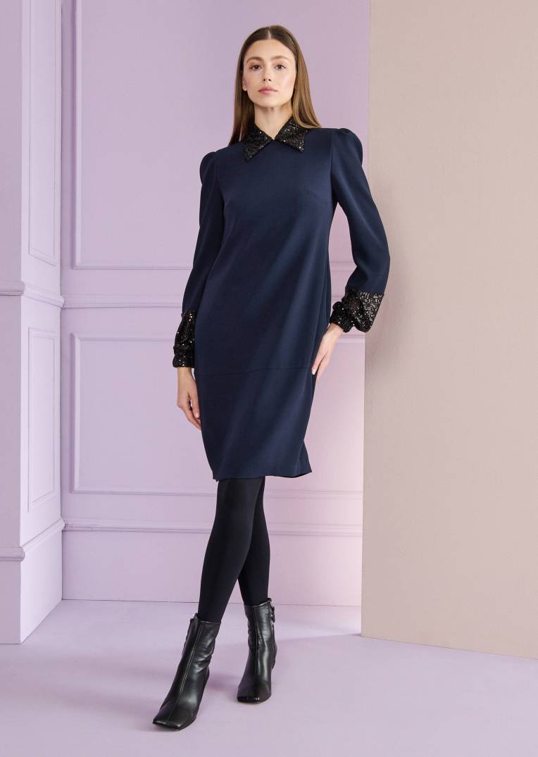 Talbot Runhof Tageskleid Mortena1