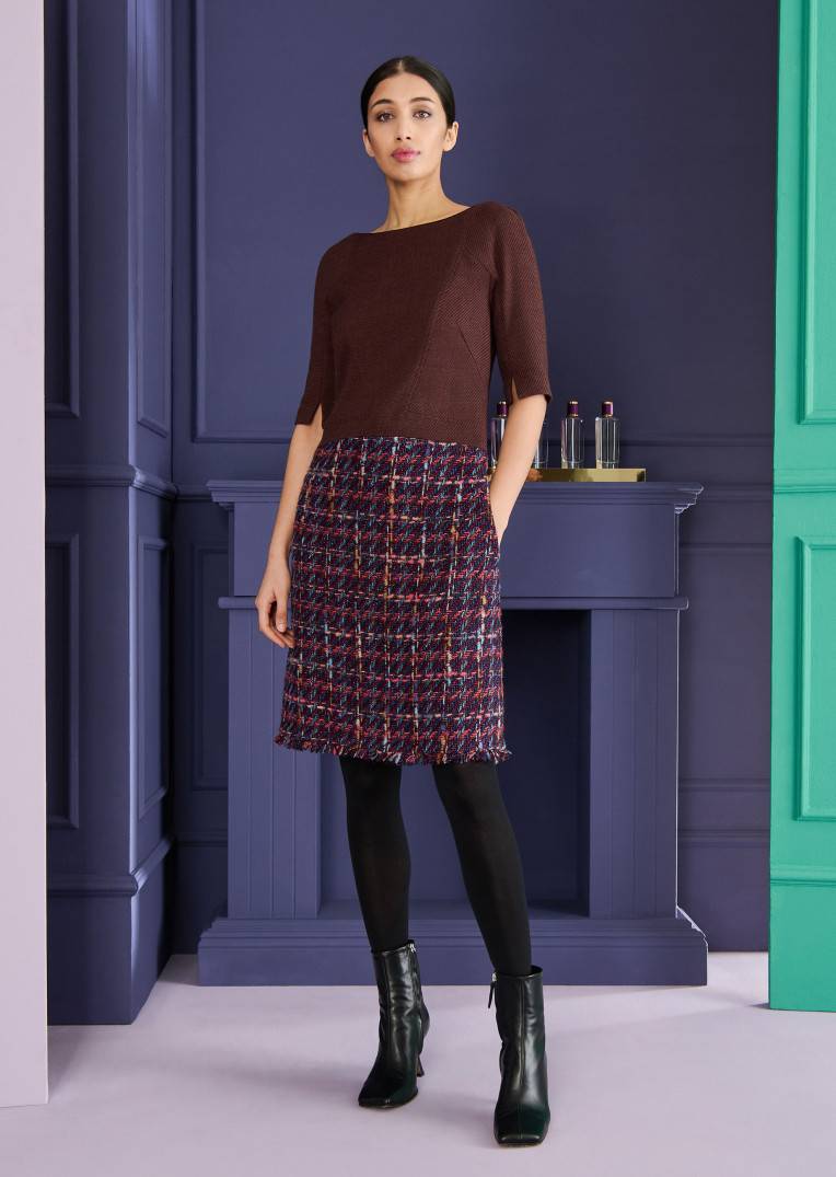 Talbot Runhof Tageskleid Nodose4