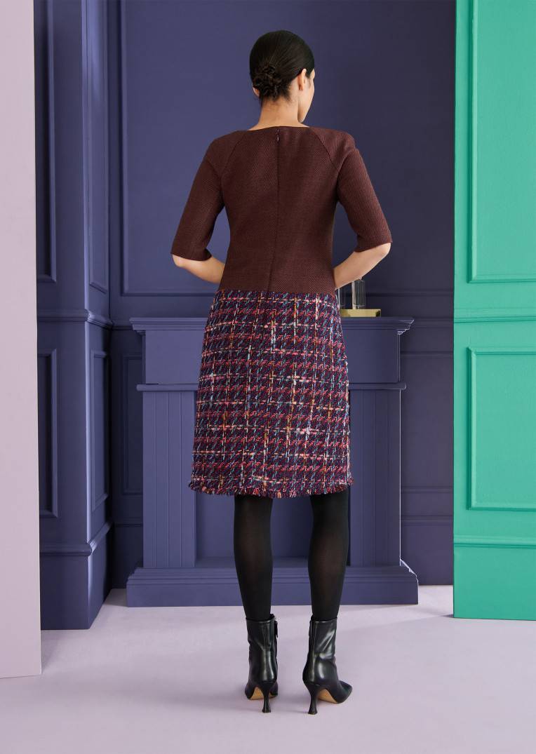 Talbot Runhof Tageskleid Nodose4