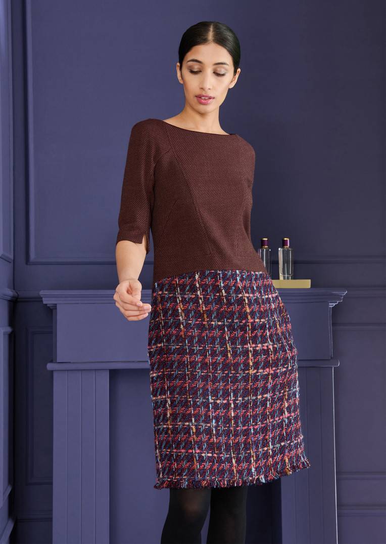 Talbot Runhof Tageskleid Nodose4