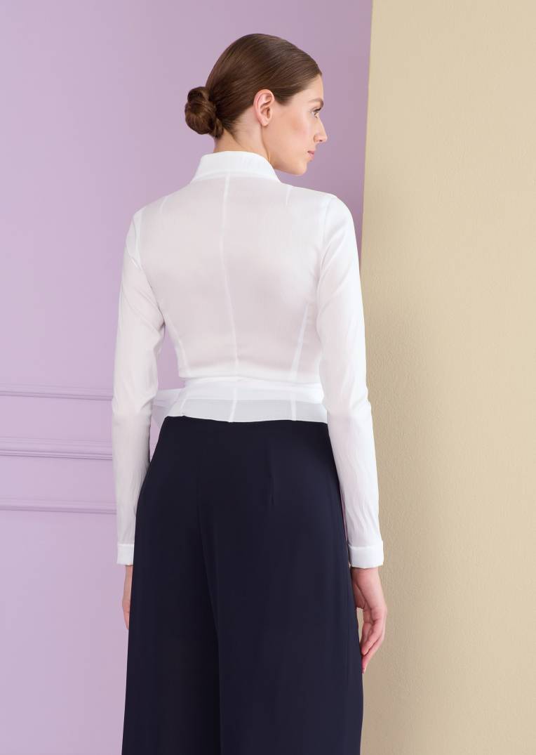 Talbot Runhof Wickelbluse Naxos1