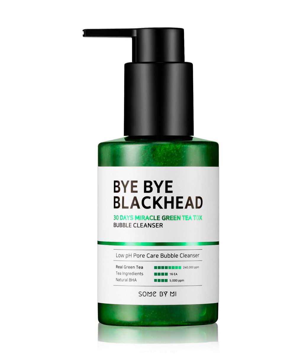 Some By Mi Bye Bye Blackhead 30 Days Miracle Green Tea Tox Bubble Cleanser