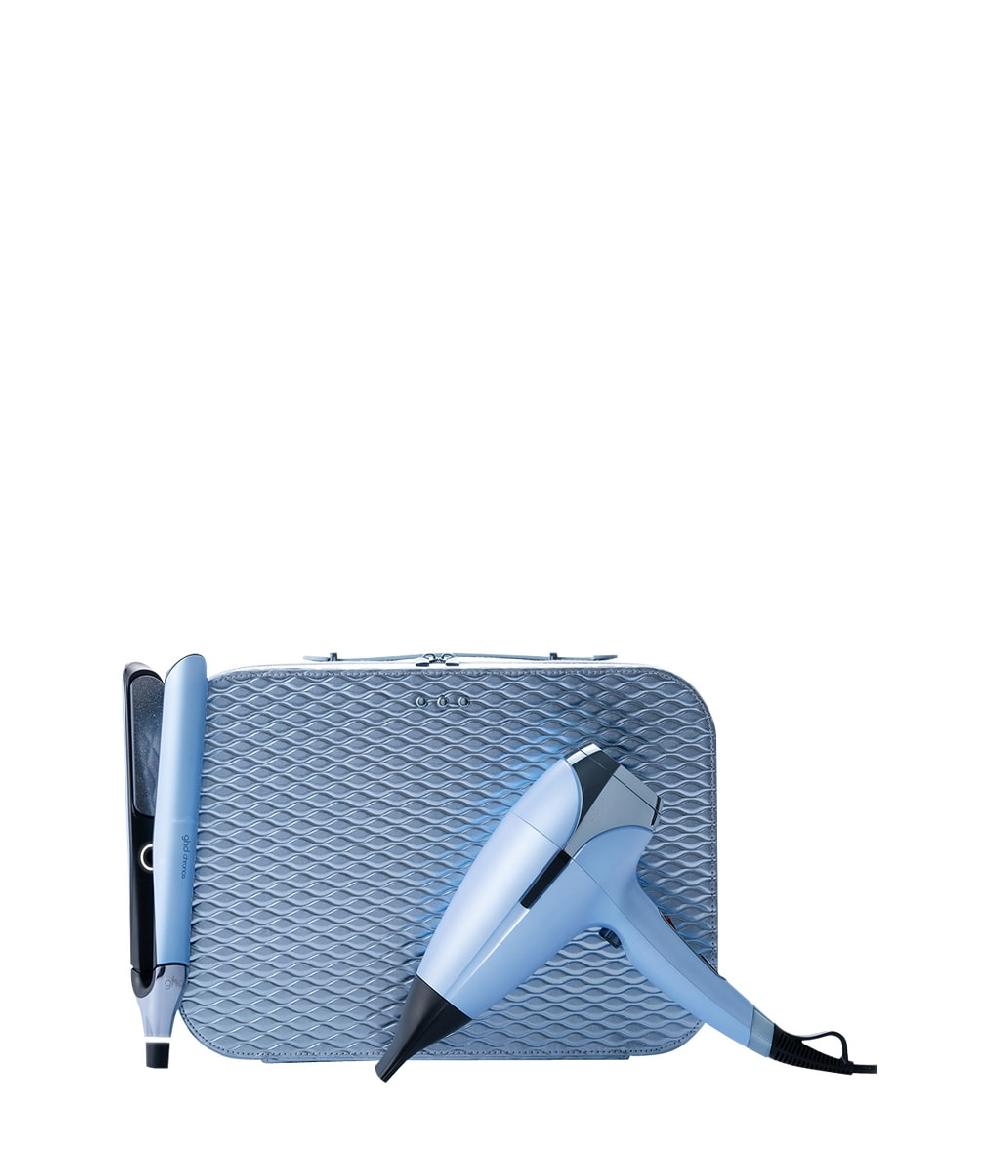 ghd Iced Luxe Collection ghd chronos & helios Limited Edition Deluxe Glätteisen & Haartrockner Icy Blue