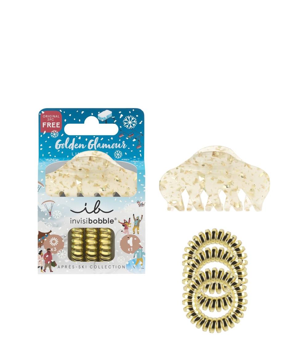 Invisibobble APRES SKI Golden Glamour Set S 4Pc