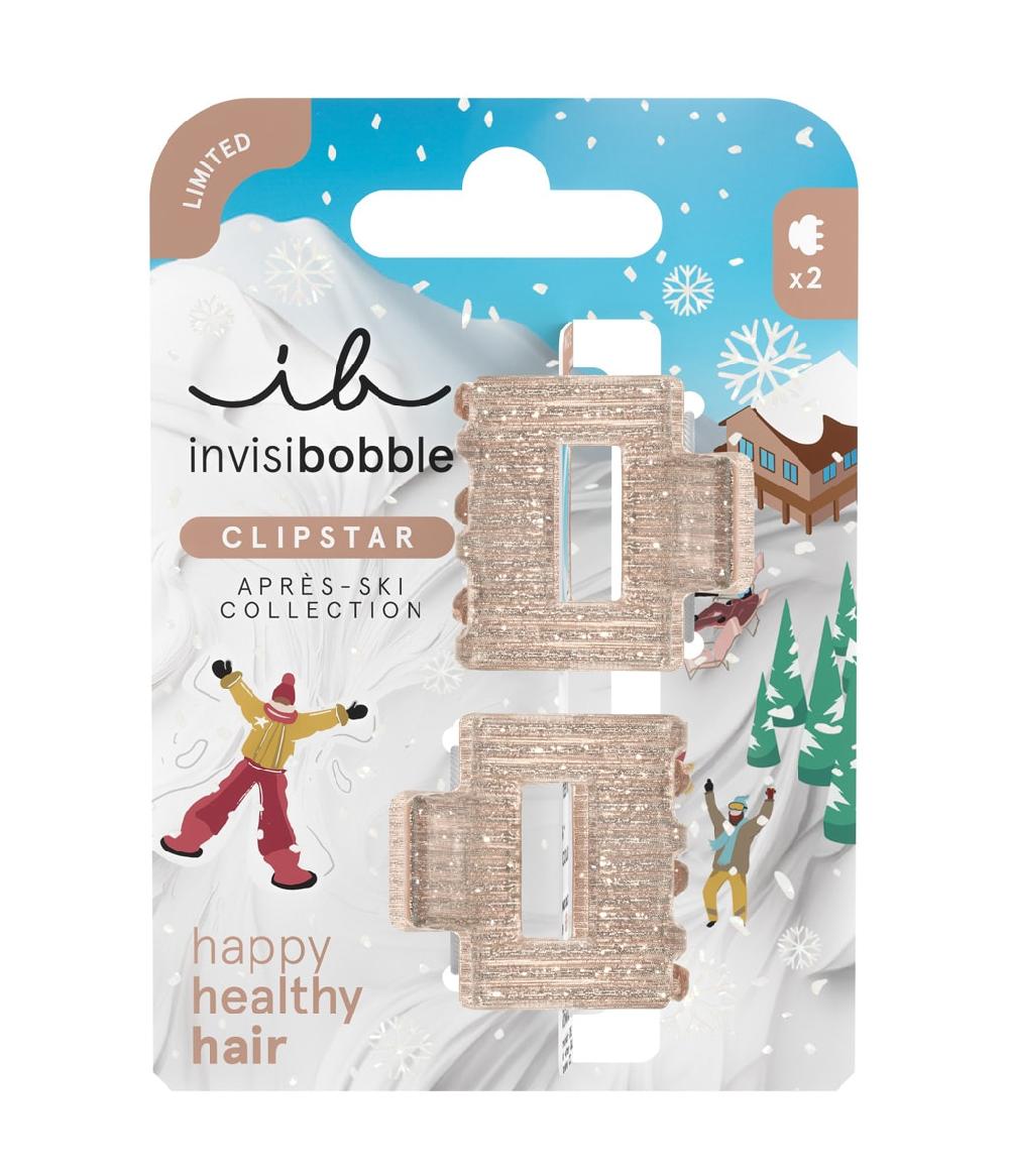 Invisibobble CLIPSTAR S Apres Ski Shimmer 2Pc