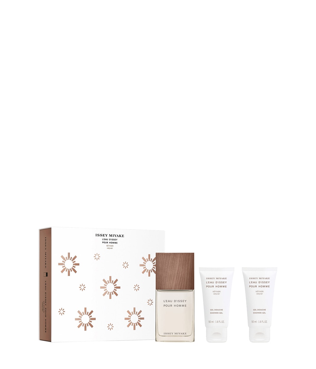 Issey Miyake L'Eau d'Issey pour Homme Vétiver EdT Intense 50 ml + 2 x Shower Gel 50 ml